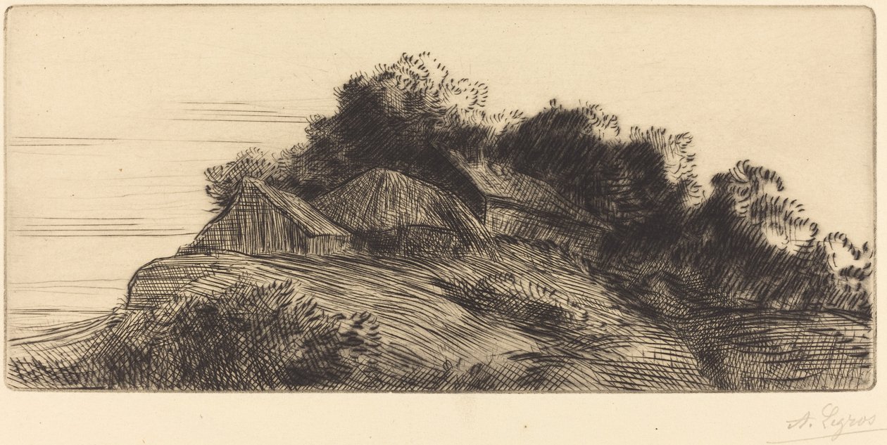 Krajobraz Krajobraz. autorstwa Alphonse Legros