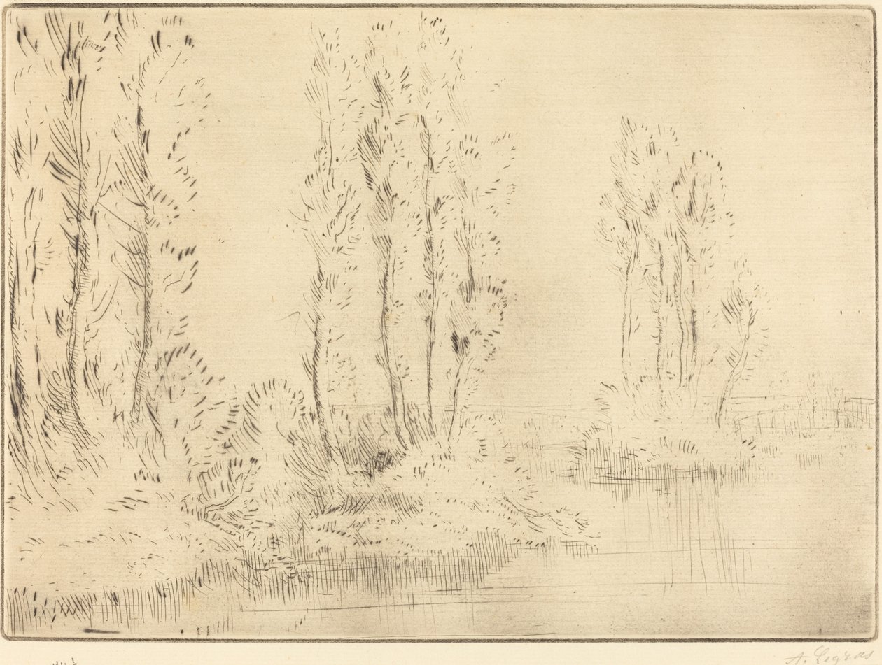 Krajobraz Krajobraz. autorstwa Alphonse Legros