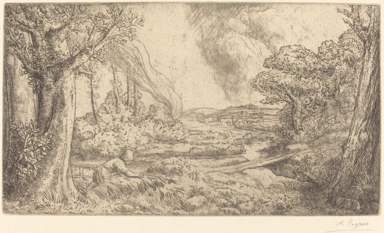 Krajobraz Krajobraz. autorstwa Alphonse Legros