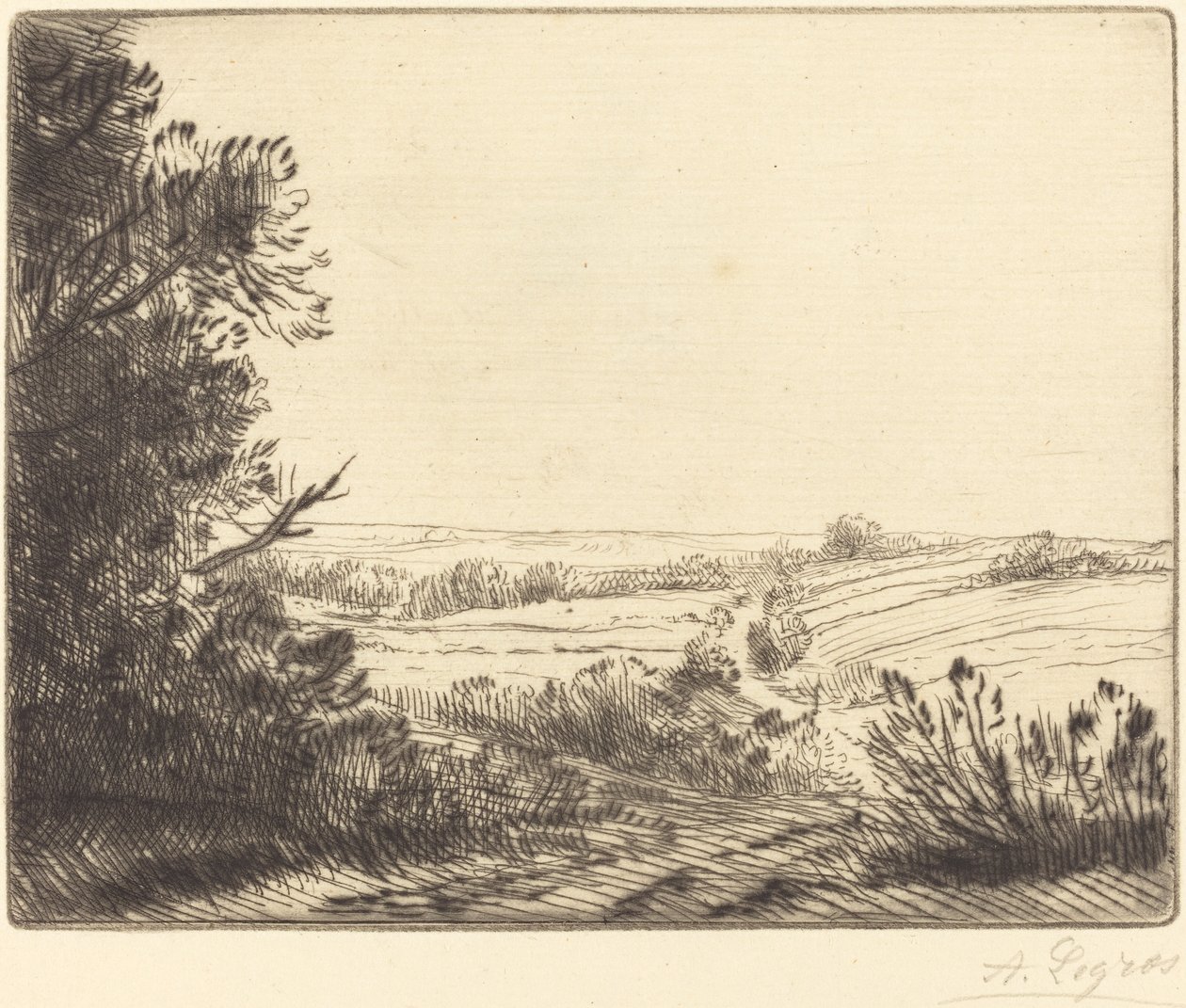 Krajobraz: Droga do Horville (Paysage: Chemin d