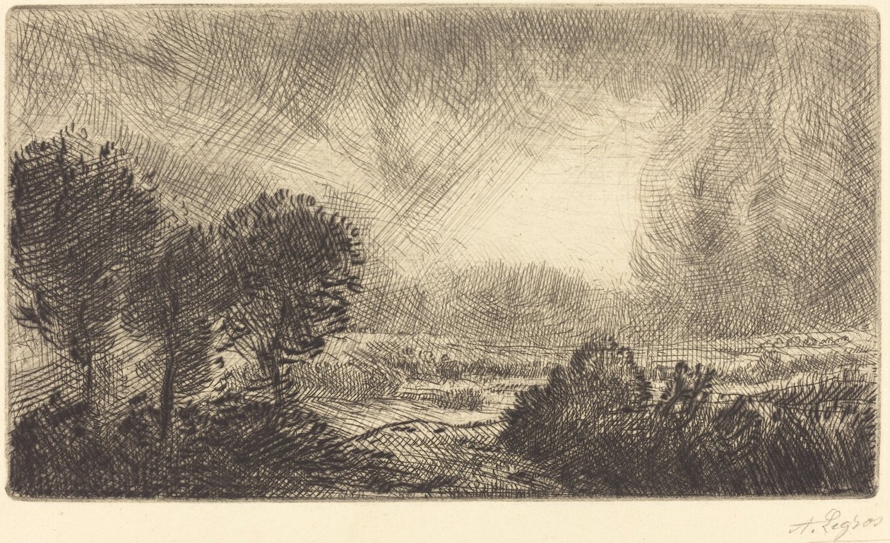 Krajobraz z burzą (Paysage d