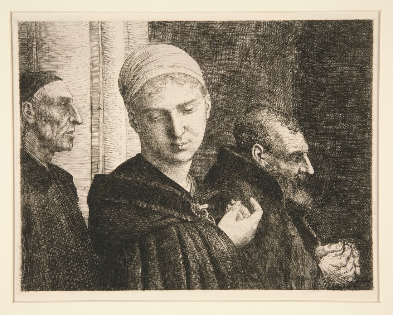 Chrzest (chrzest) autorstwa Alphonse Legros