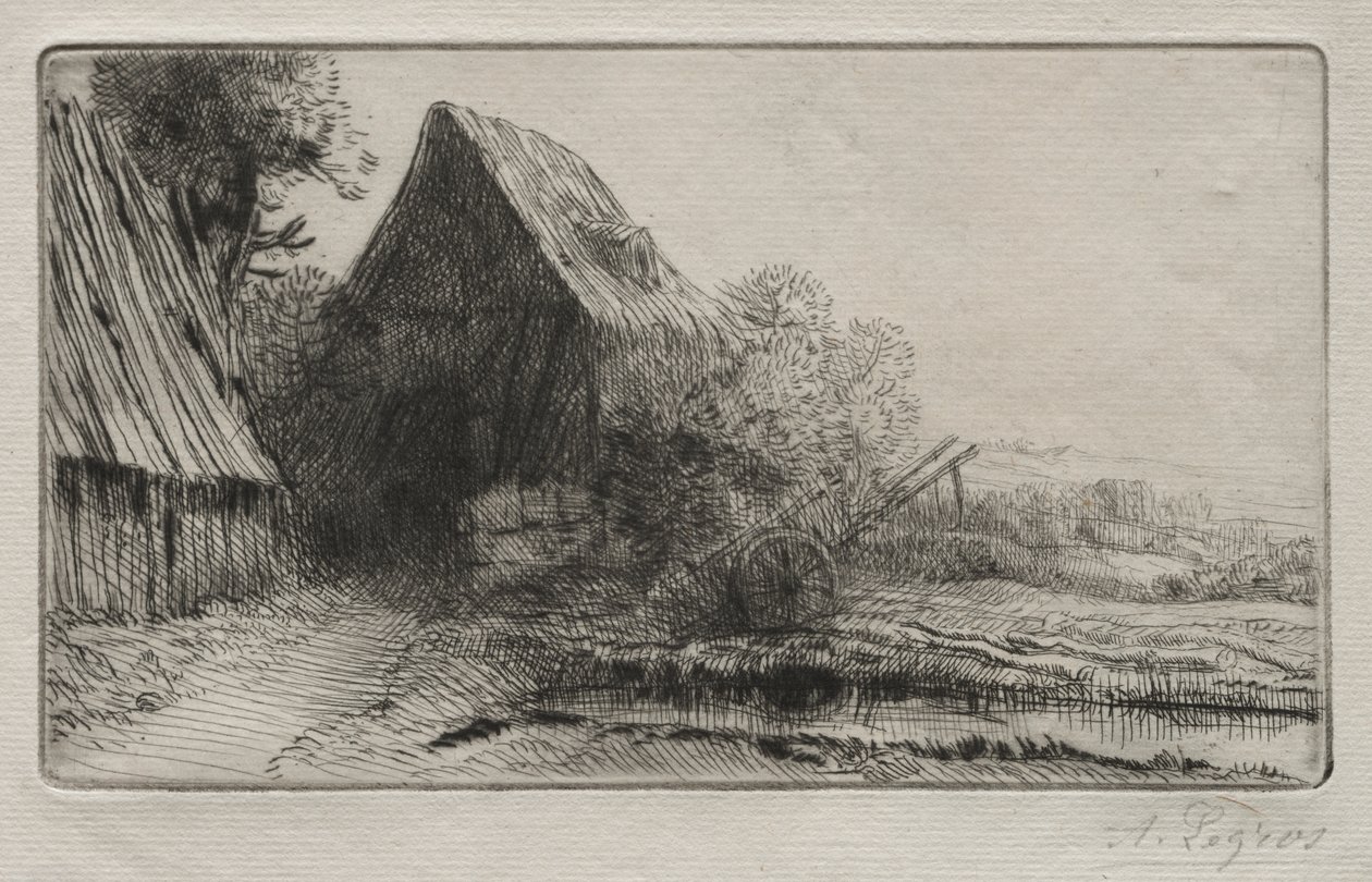 Dom kołodzieja autorstwa Alphonse Legros