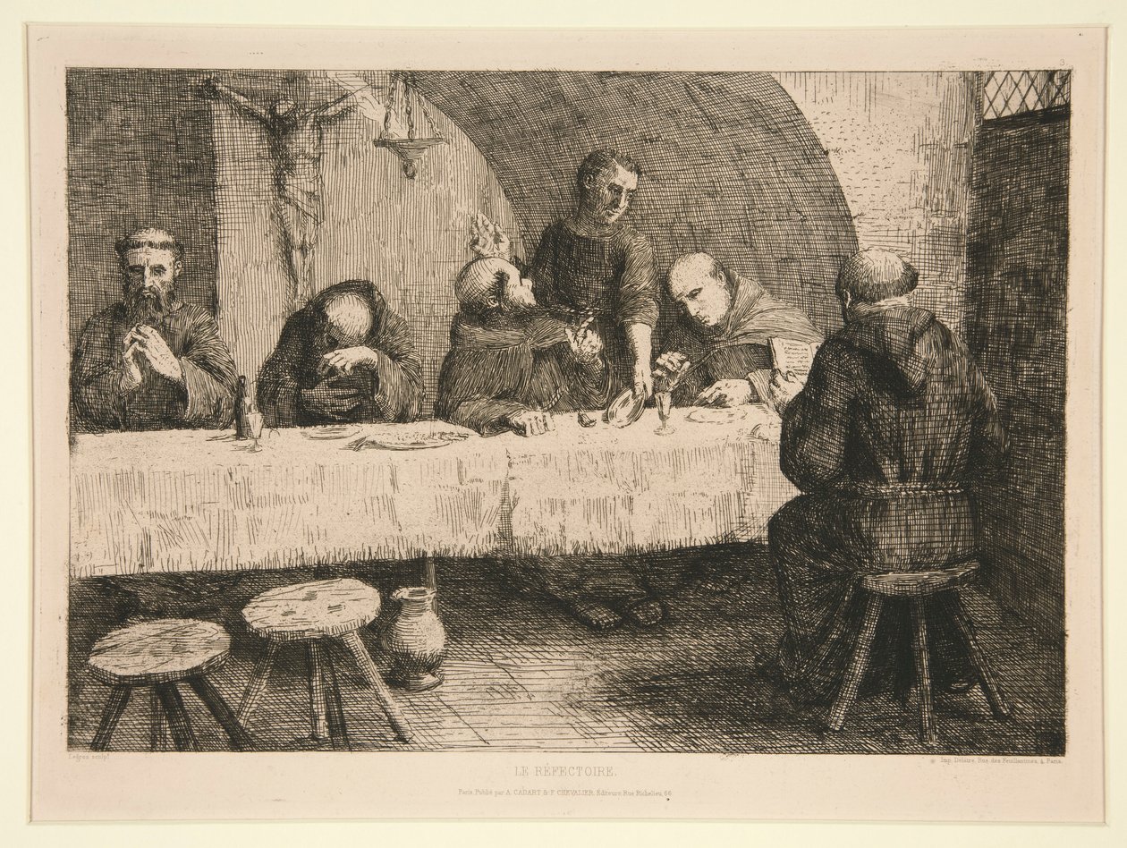 Le Refectoire (Refektarz) autorstwa Alphonse Legros