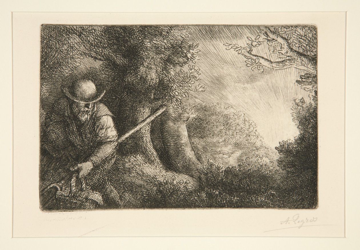 Ogrodnik (The Gardener) autorstwa Alphonse Legros