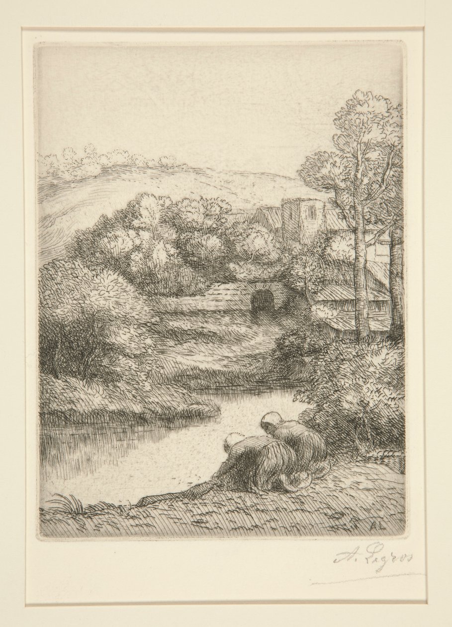 Pralnia, czyli Praczki autorstwa Alphonse Legros