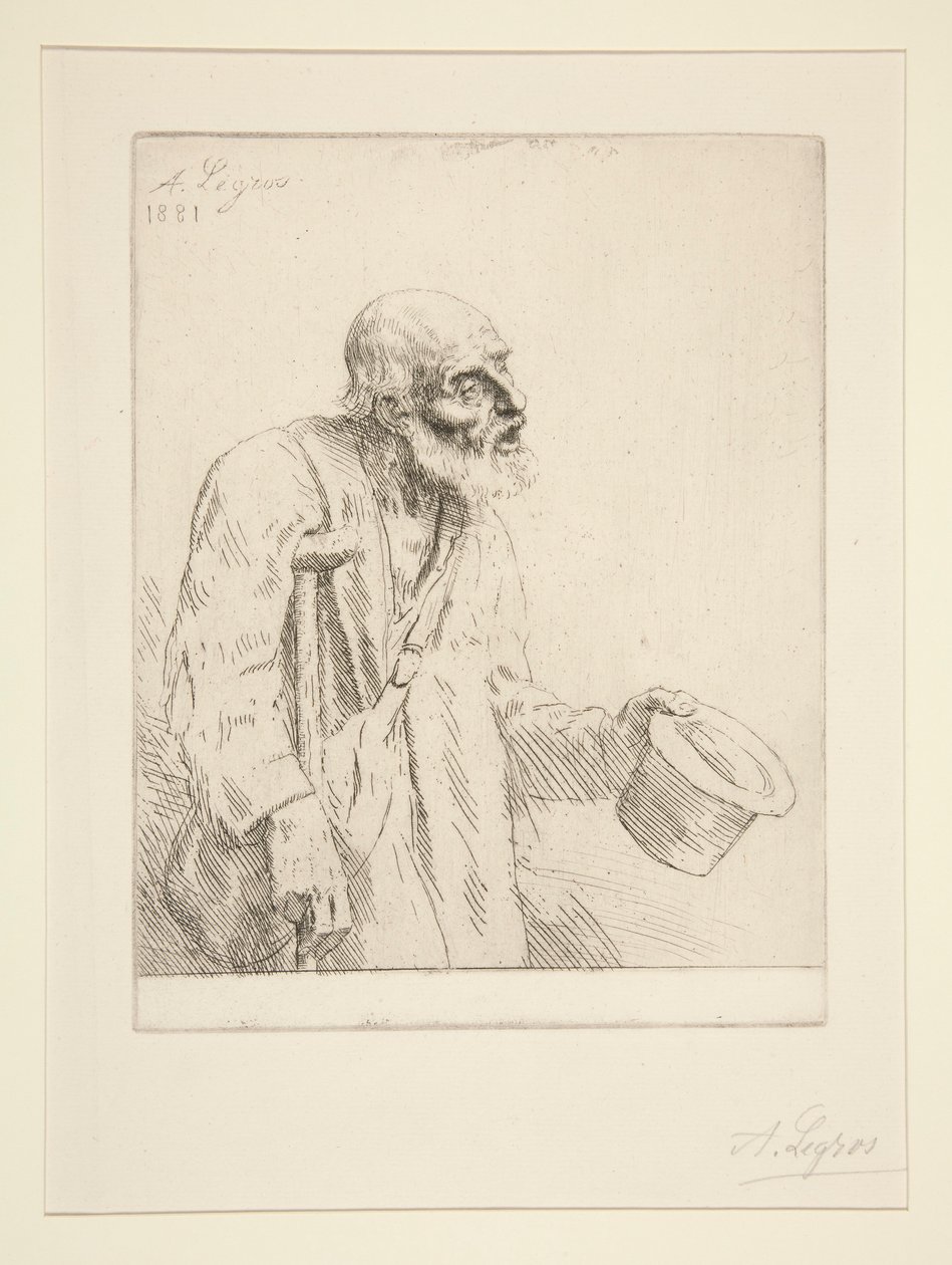 Żebrak (Żebrak) autorstwa Alphonse Legros