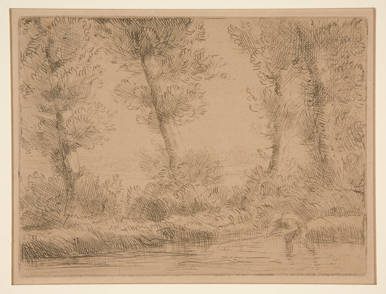 Les Bords de la Liane (Nabrzeża Liane) autorstwa Alphonse Legros
