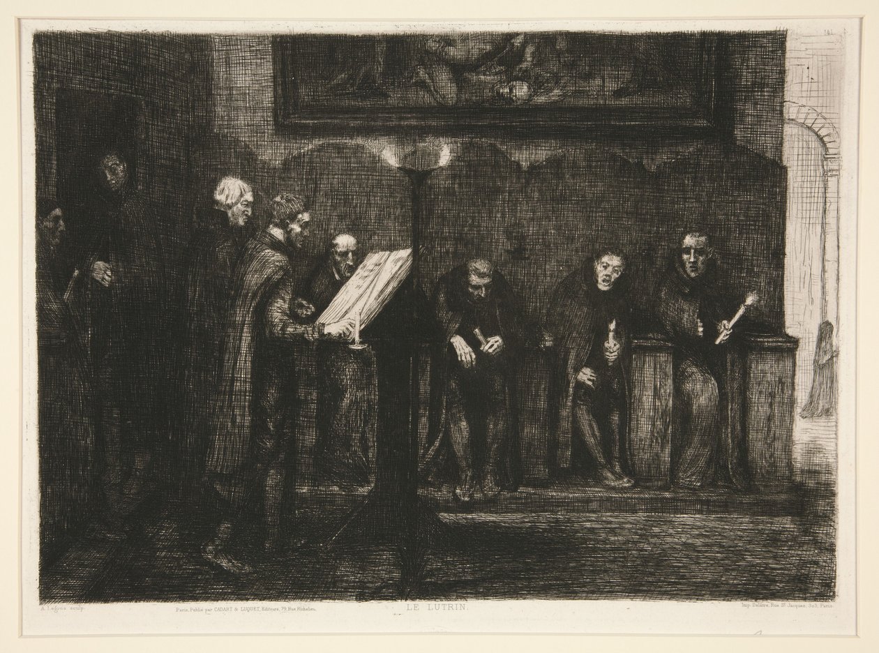 Hiszpańscy śpiewacy - Pulpit autorstwa Alphonse Legros