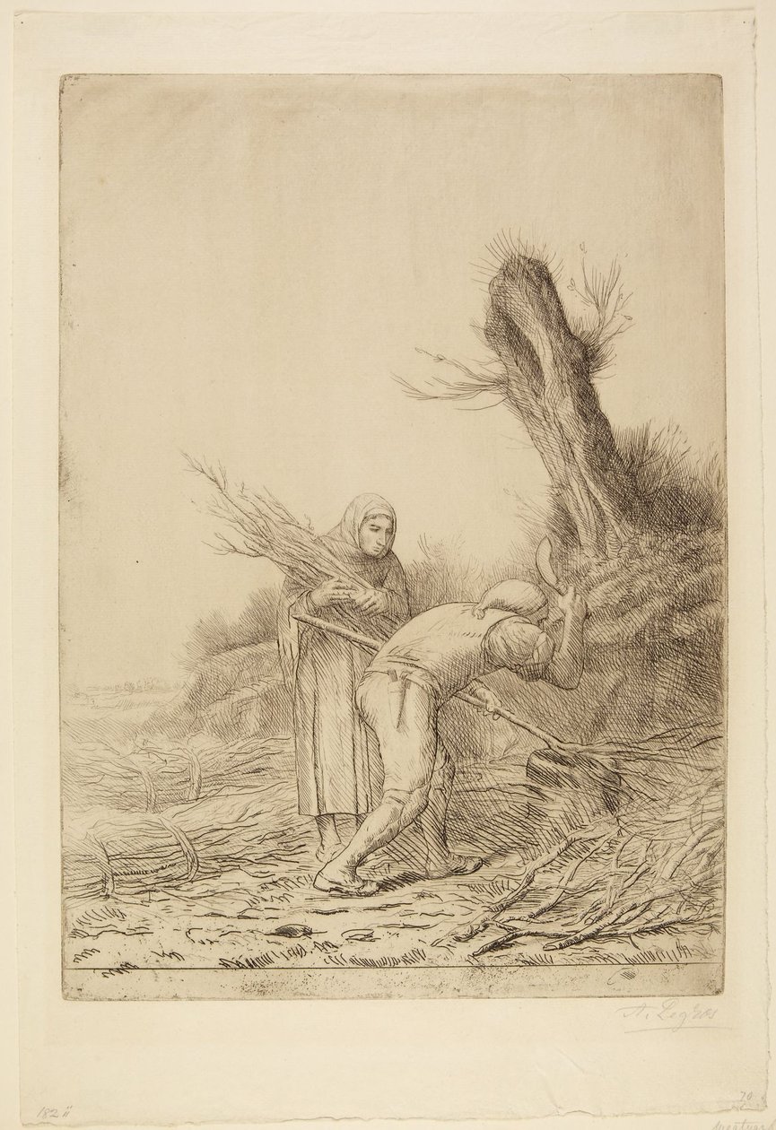 Wytwórcy wiązek chrustu autorstwa Alphonse Legros
