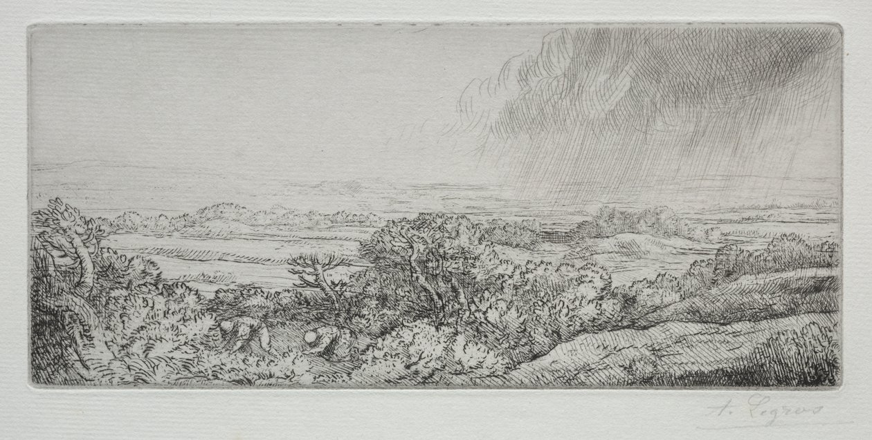 Zbieracze grzybów autorstwa Alphonse Legros