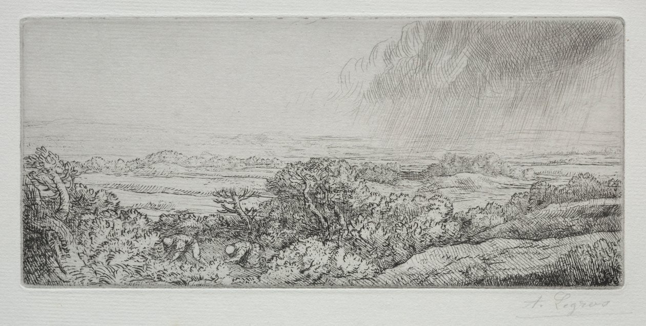 Zbieracze grzybów. autorstwa Alphonse Legros