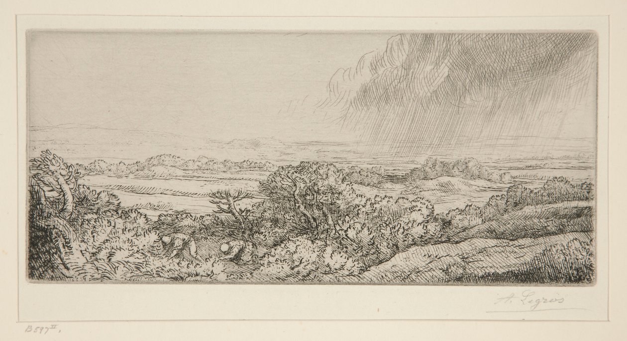 Zbieracze grzybów autorstwa Alphonse Legros