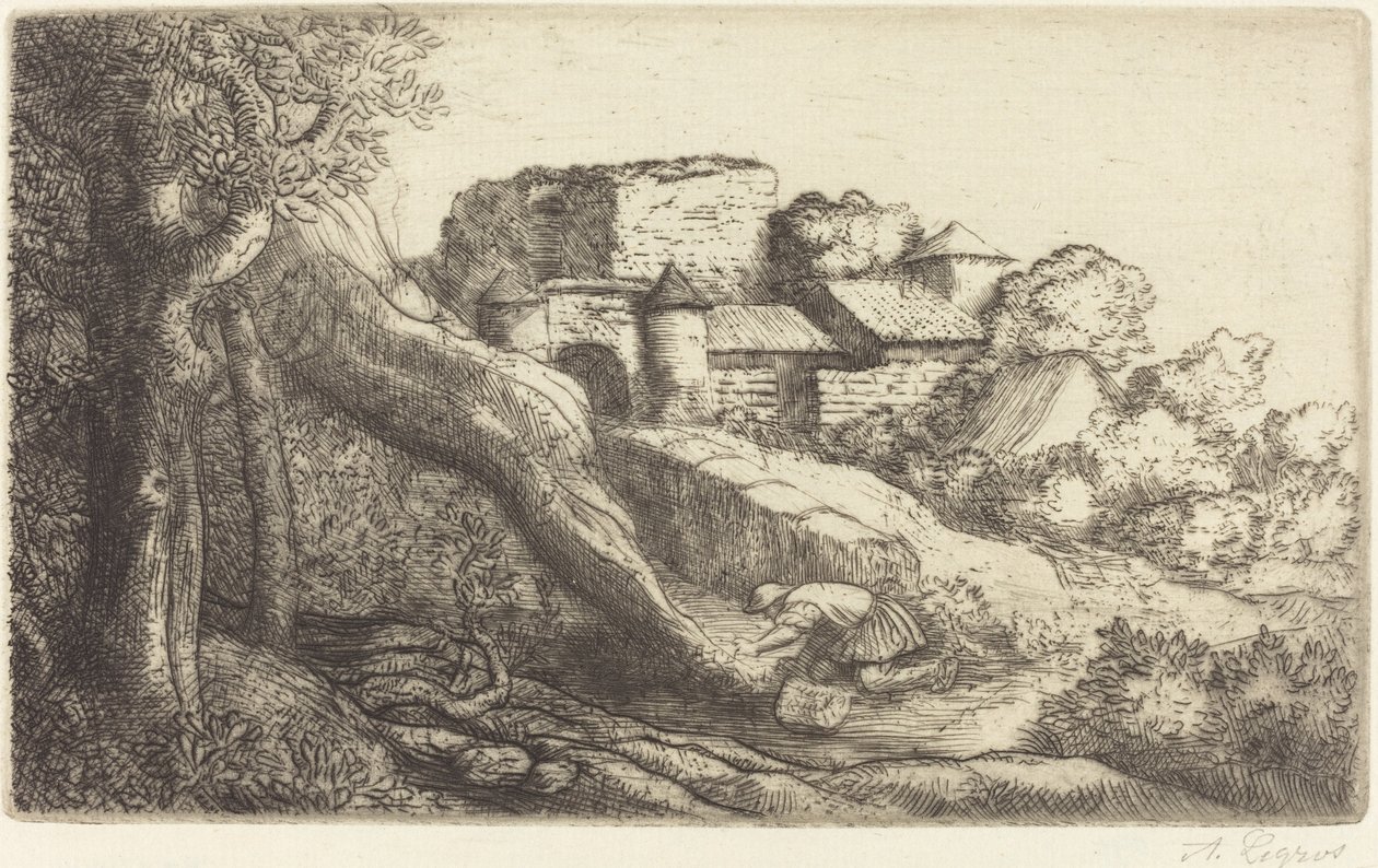 Mały Palnik Trawy autorstwa Alphonse Legros