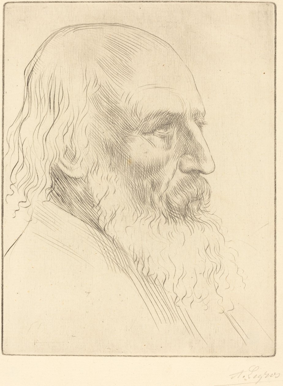 Lord A. Tennyson, trzecia płyta autorstwa Alphonse Legros