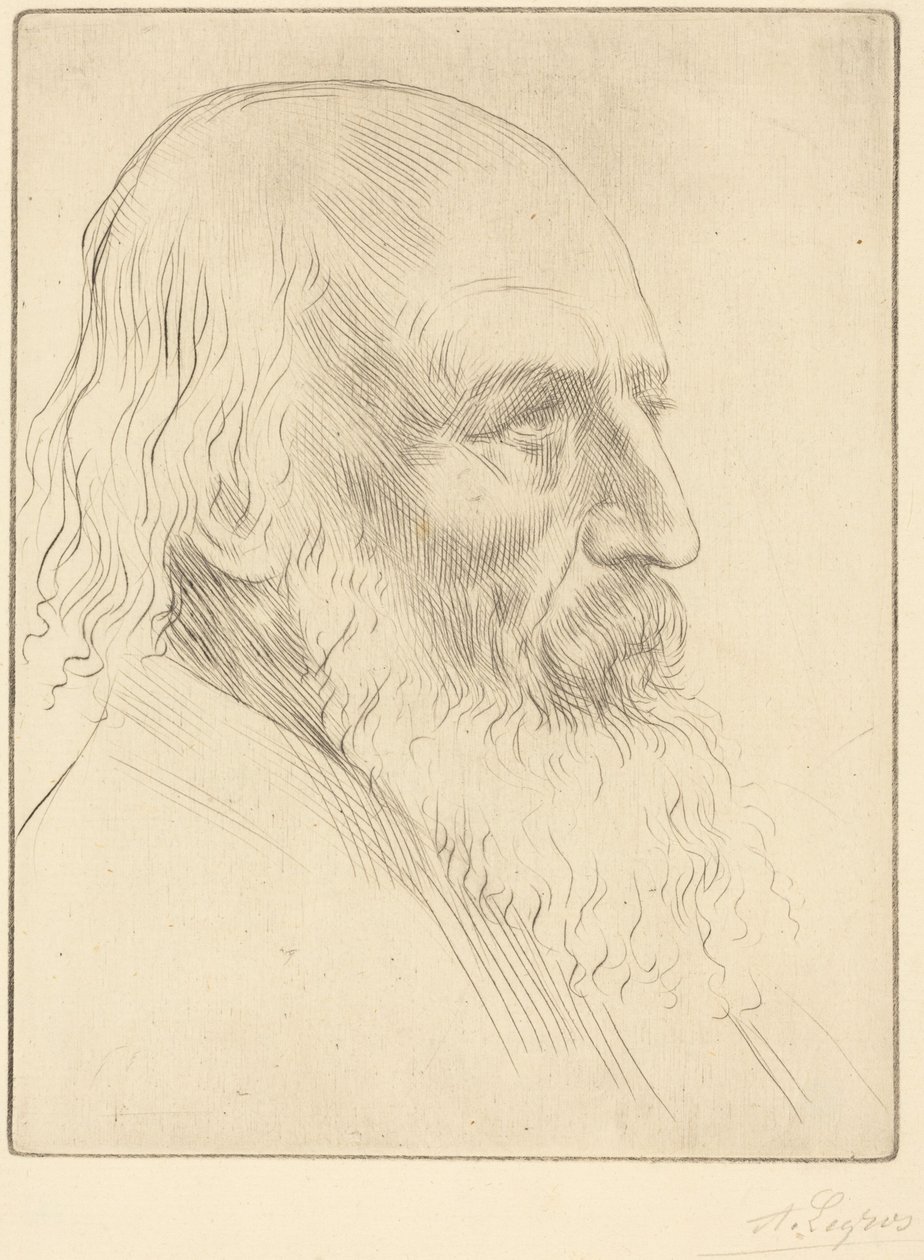 Lord A. Tennyson, trzecia plansza autorstwa Alphonse Legros