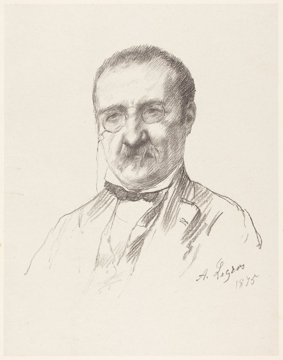 M. Champfleury autorstwa Alphonse Legros