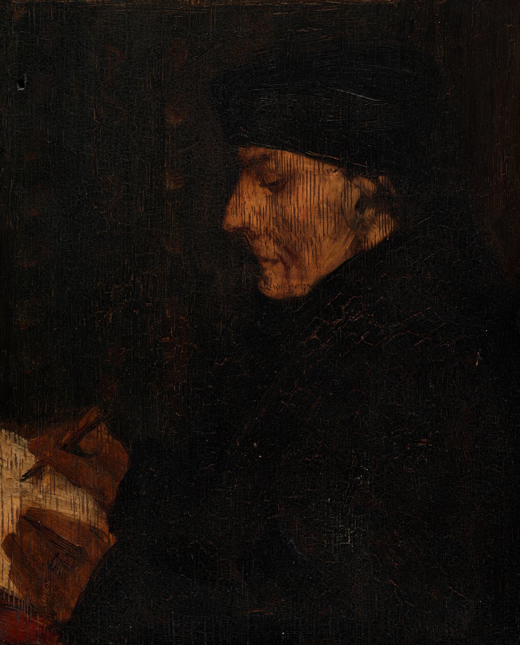 Kopia z pamięci Erasmusa Holbeina autorstwa Alphonse Legros