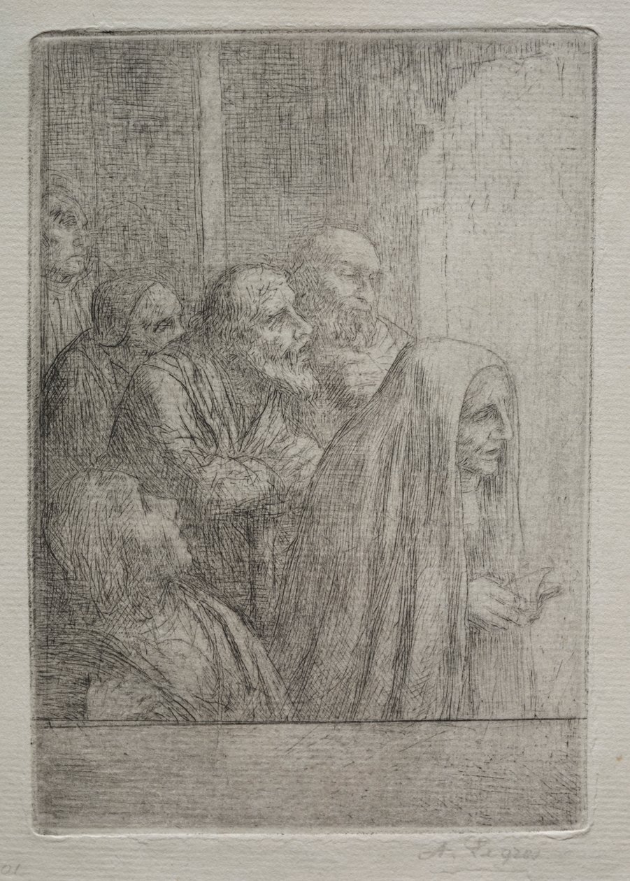 Pasterka autorstwa Alphonse Legros