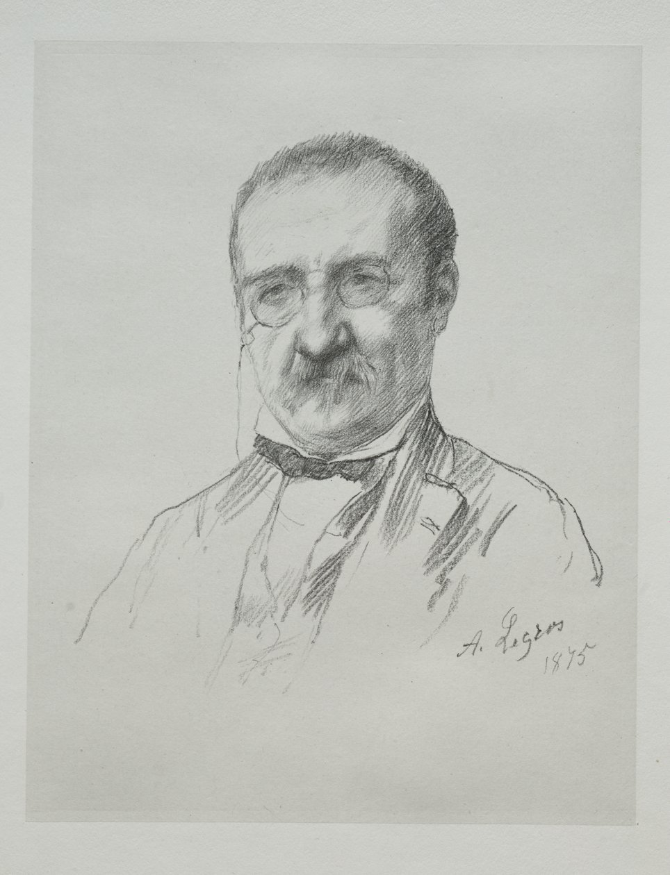 Pan Champfleury autorstwa Alphonse Legros
