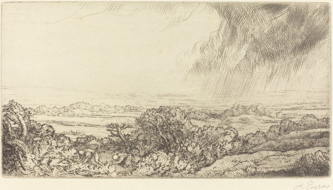 Zbieracze grzybów autorstwa Alphonse Legros