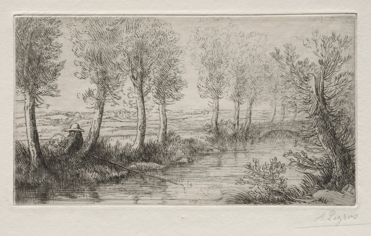 W pobliżu młyna autorstwa Alphonse Legros