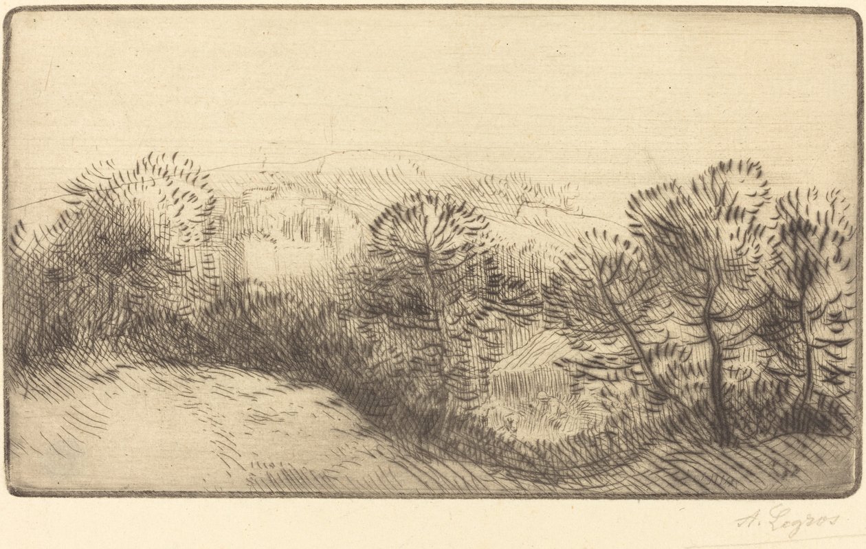 W pobliżu lasu (Pres du bois) autorstwa Alphonse Legros