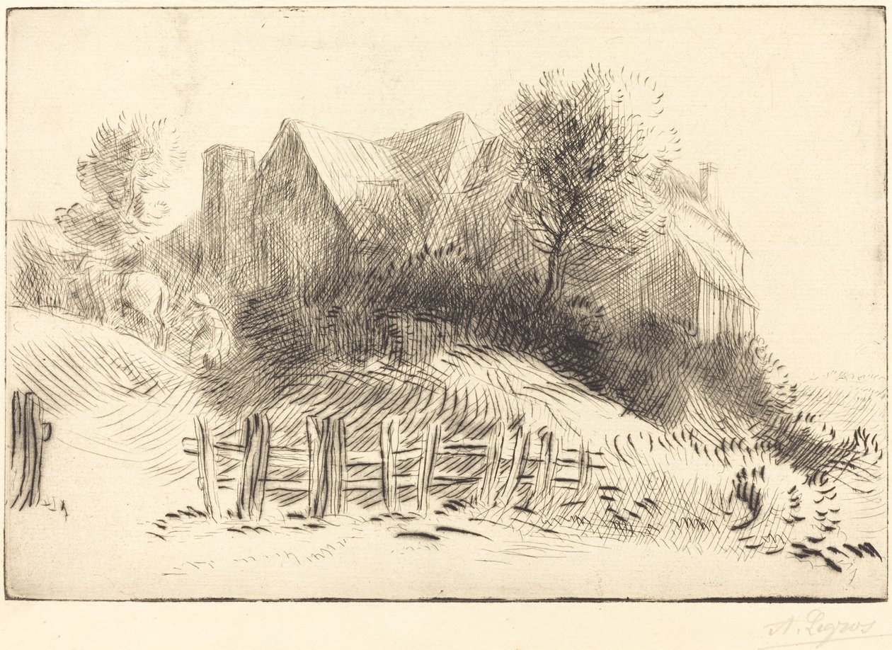 Old Inn Stara karczma. autorstwa Alphonse Legros