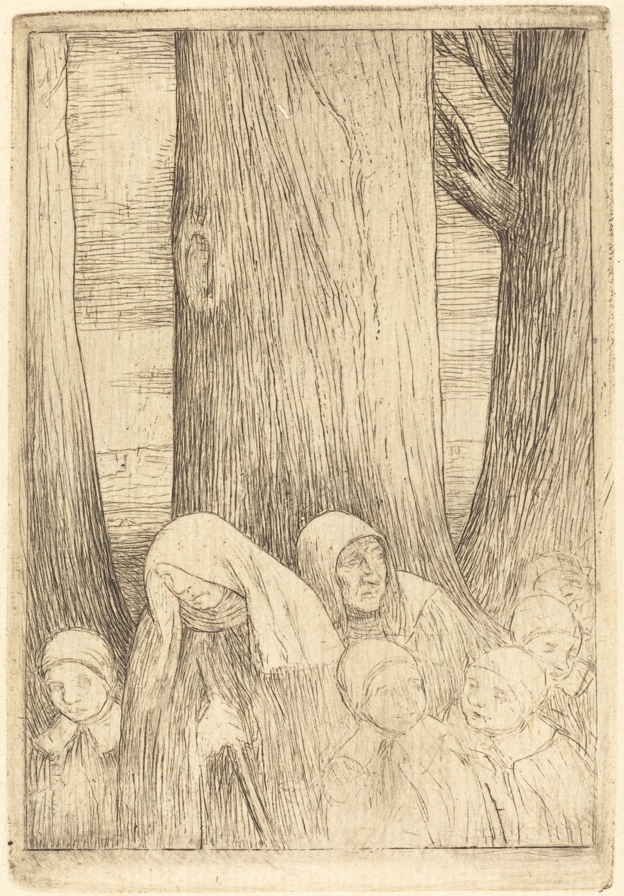 sieroty autorstwa Alphonse Legros