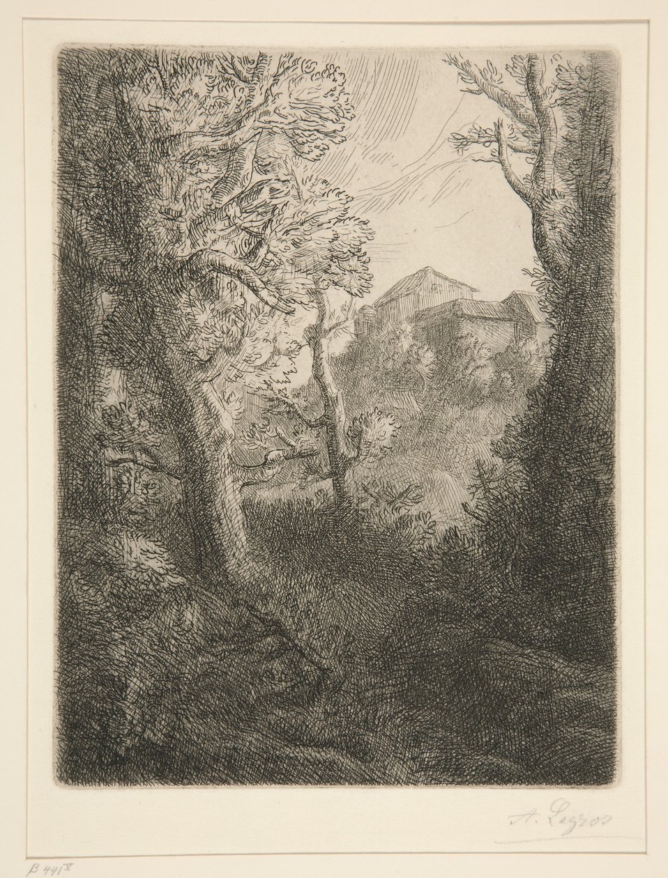 Pejzaż autorstwa Alphonse Legros