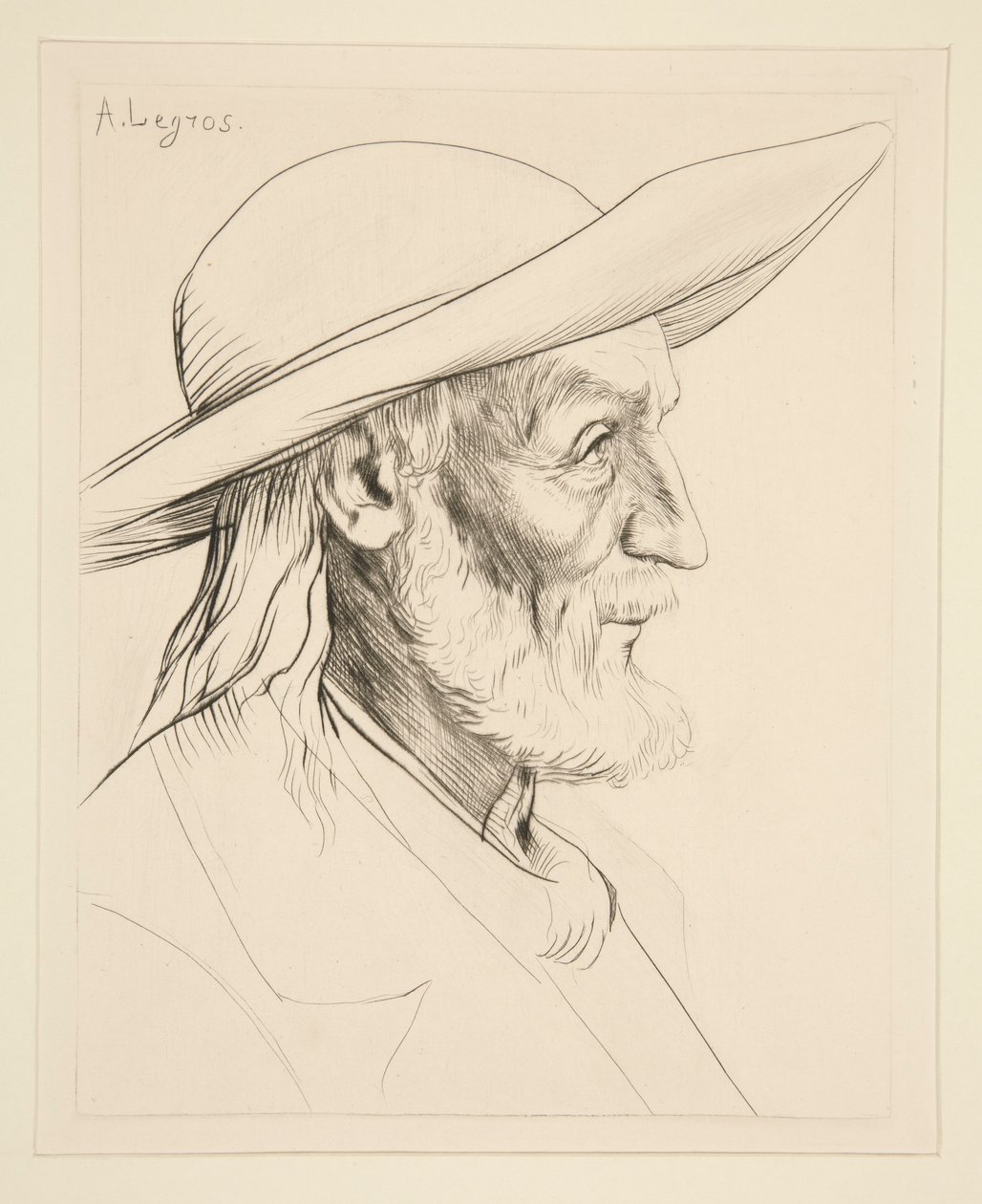 Chłop bretoński autorstwa Alphonse Legros