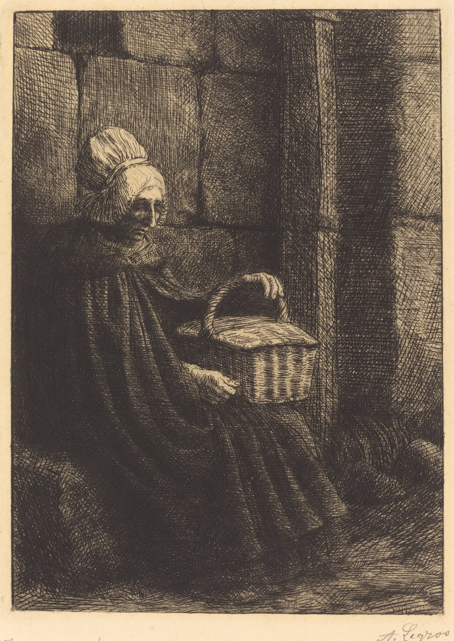 Chłopka z Boulogne autorstwa Alphonse Legros