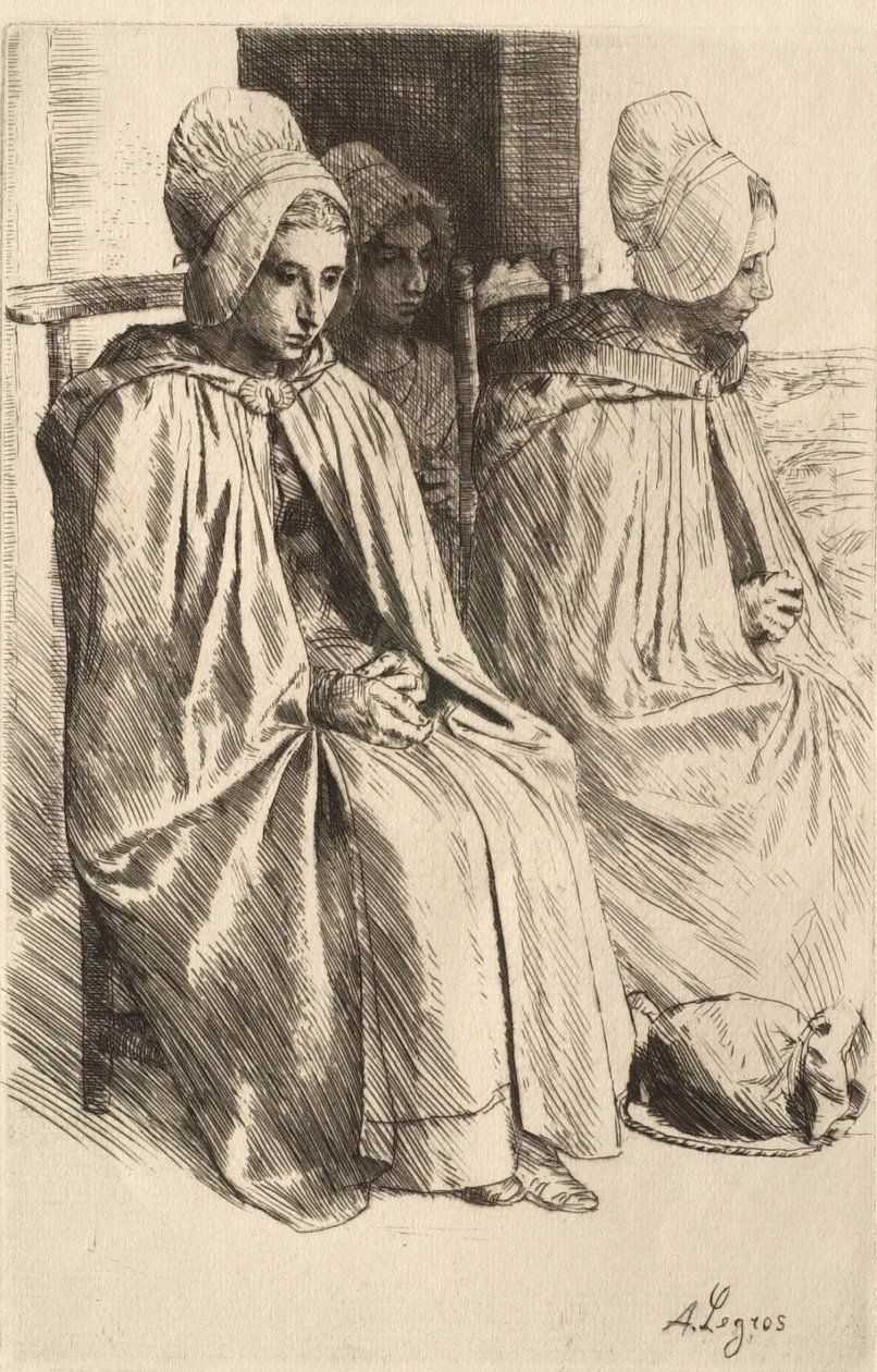 Chłopki z okolic Boulogne autorstwa Alphonse Legros