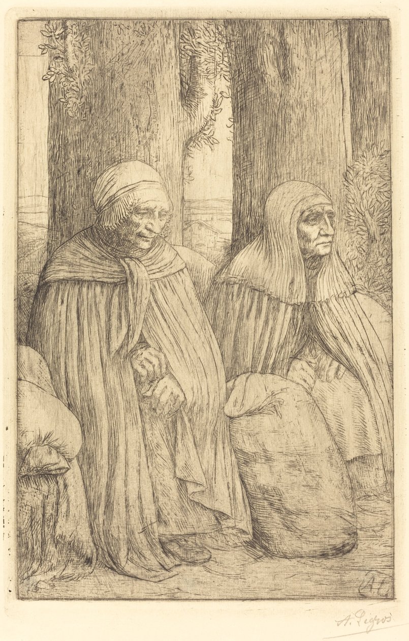 Chłop (chłop) autorstwa Alphonse Legros