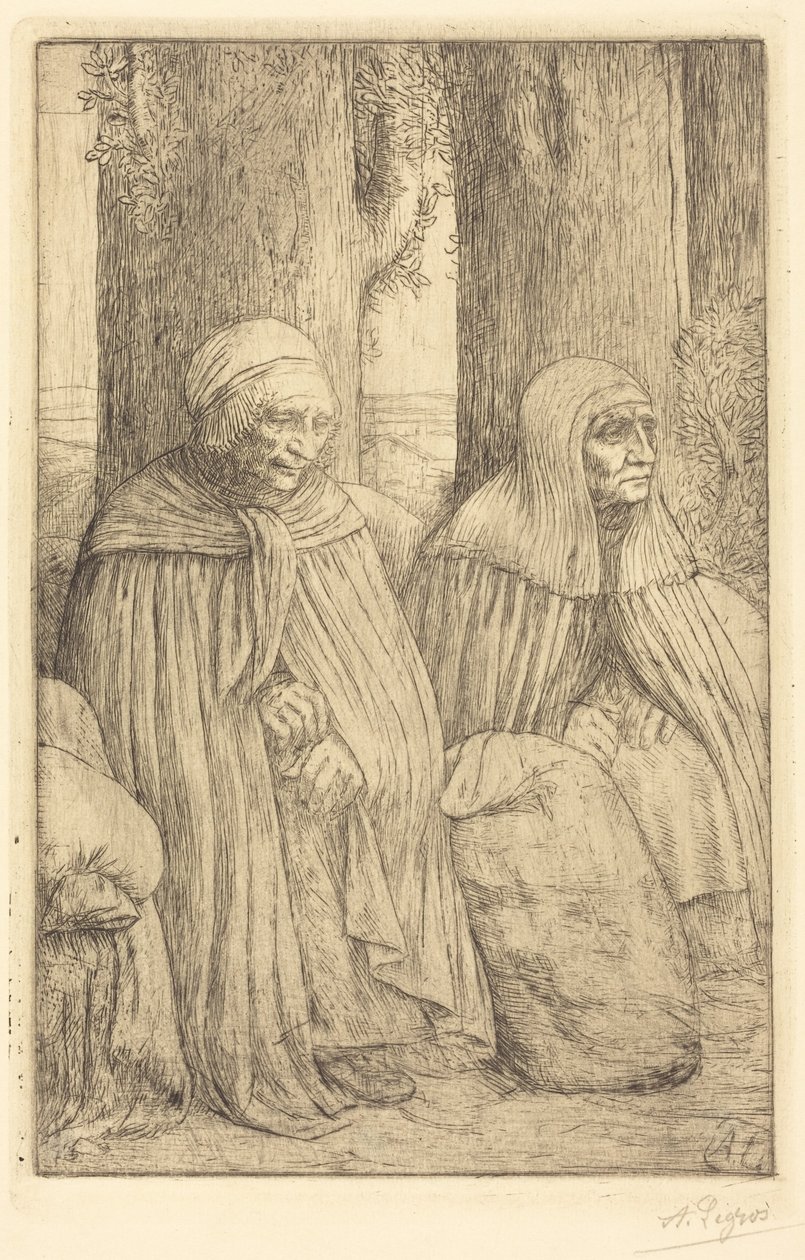 Chłopi (Paysannes) autorstwa Alphonse Legros