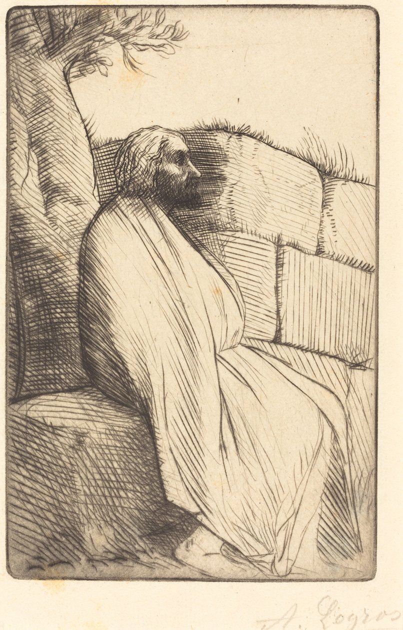 Filozofować (filozof) autorstwa Alphonse Legros
