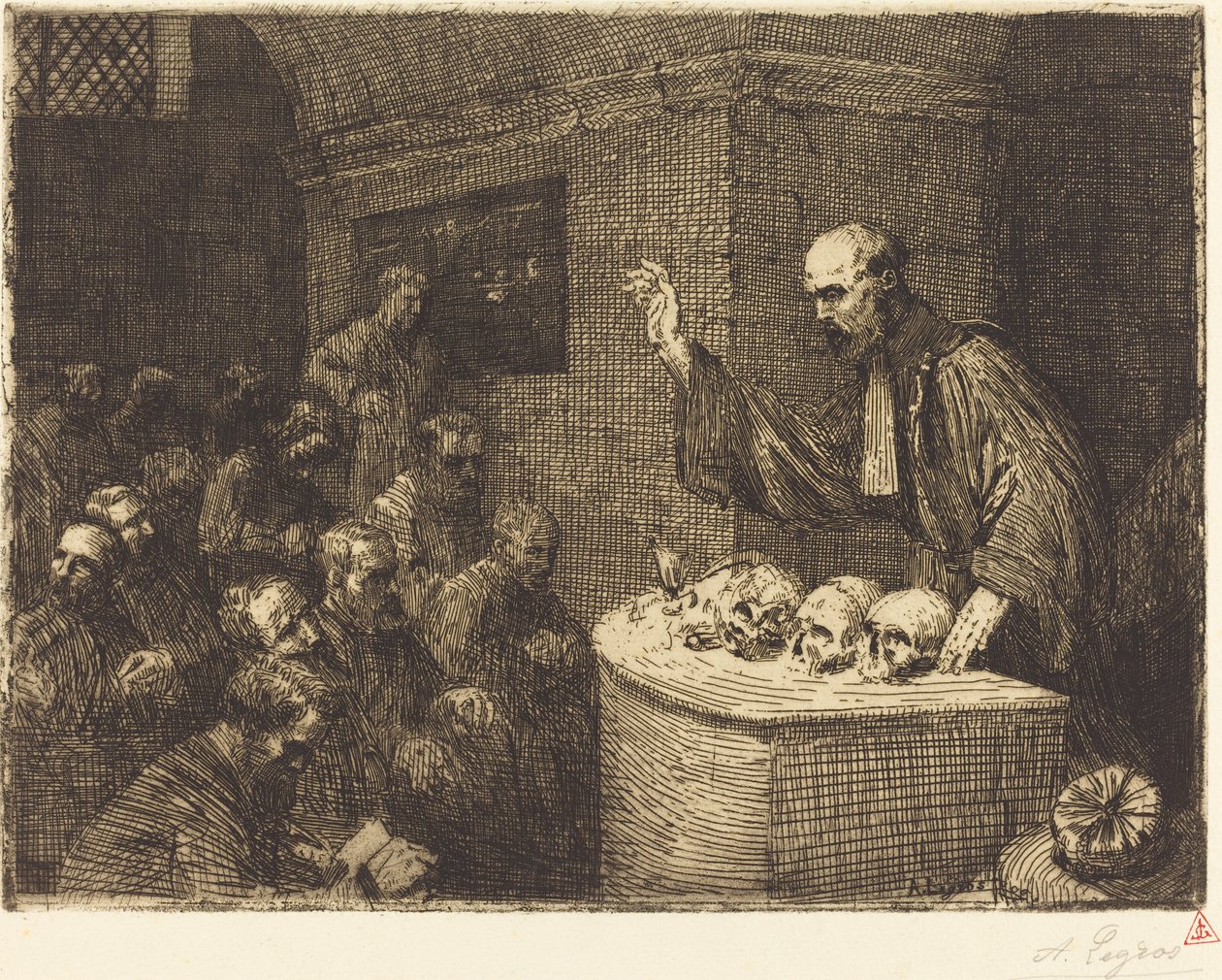 Kurs frenologii, II płyta autorstwa Alphonse Legros