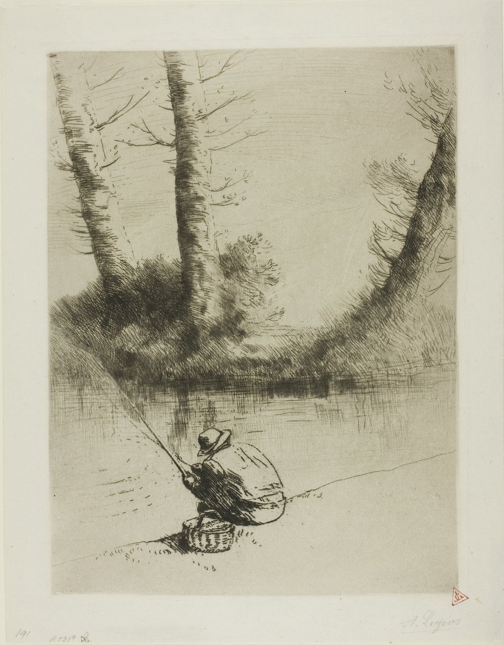 Polak rybak autorstwa Alphonse Legros