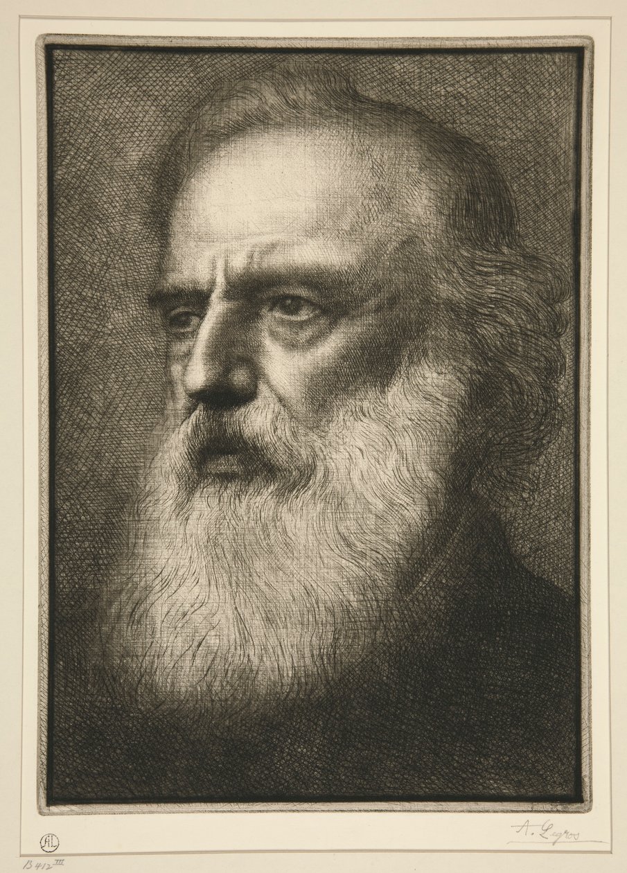 Portret autorstwa Alphonse Legros