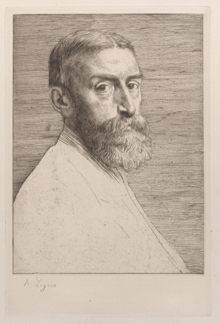 Portret Sir Edwarda Johna Poyntera, 1877. autorstwa Alphonse Legros