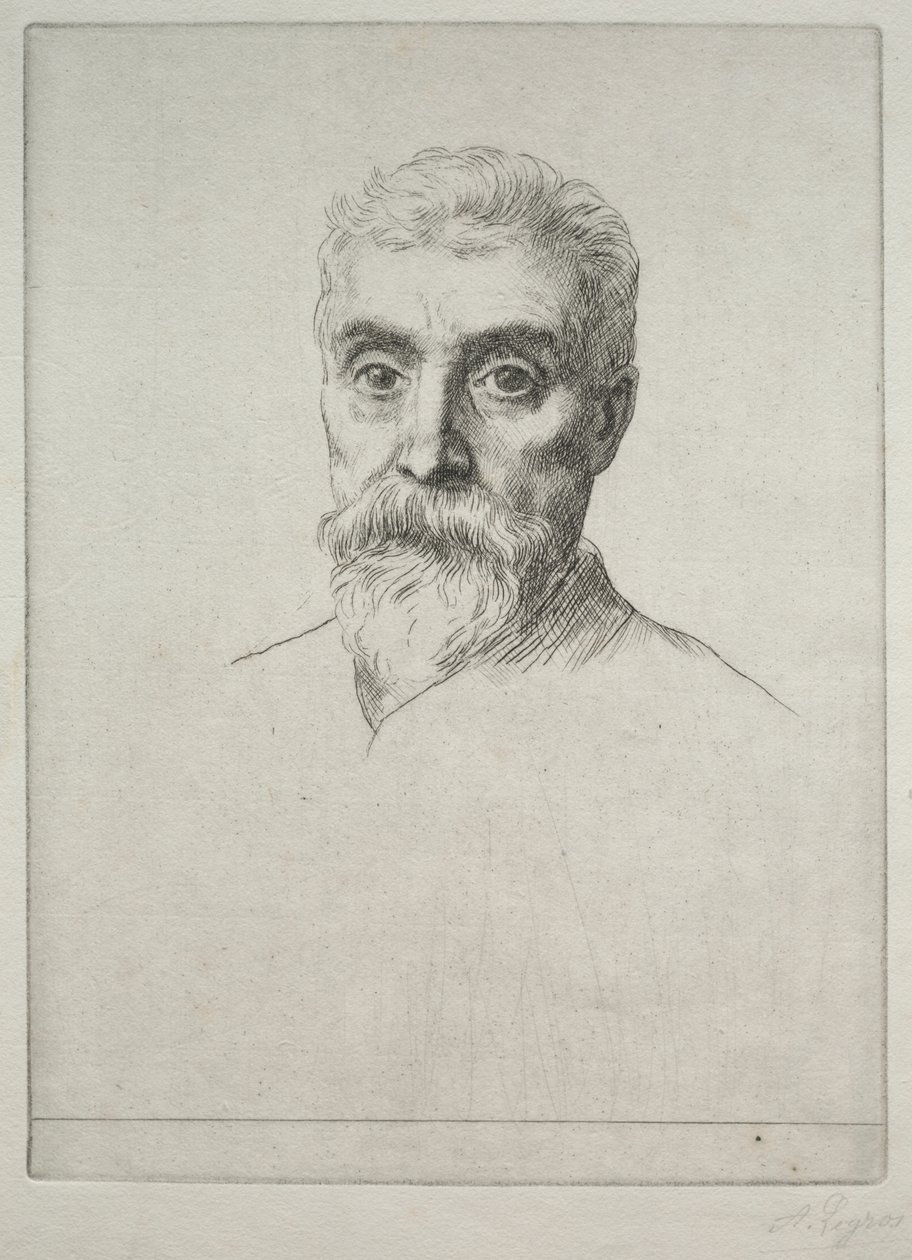 Portret Sir Hirama S. Maxima autorstwa Alphonse Legros