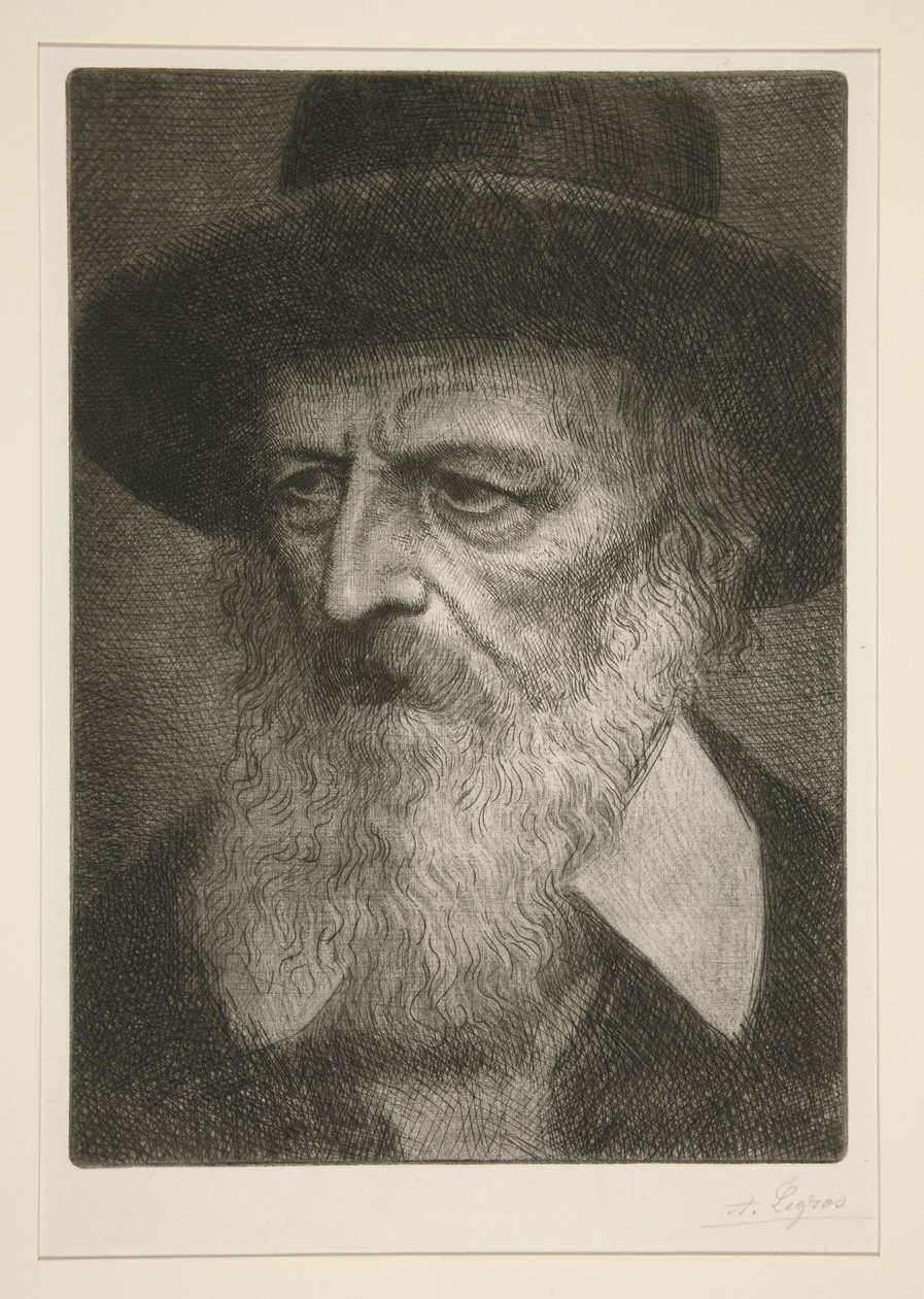 Portret Tennysona autorstwa Alphonse Legros