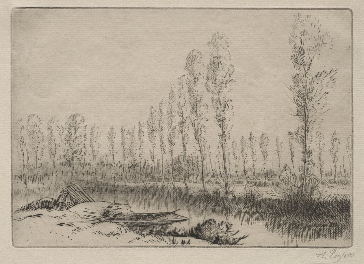 W pobliżu Amiens, torfowiska autorstwa Alphonse Legros