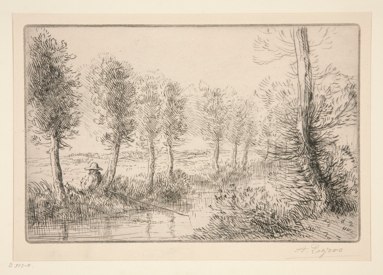 w pobliżu młyna autorstwa Alphonse Legros