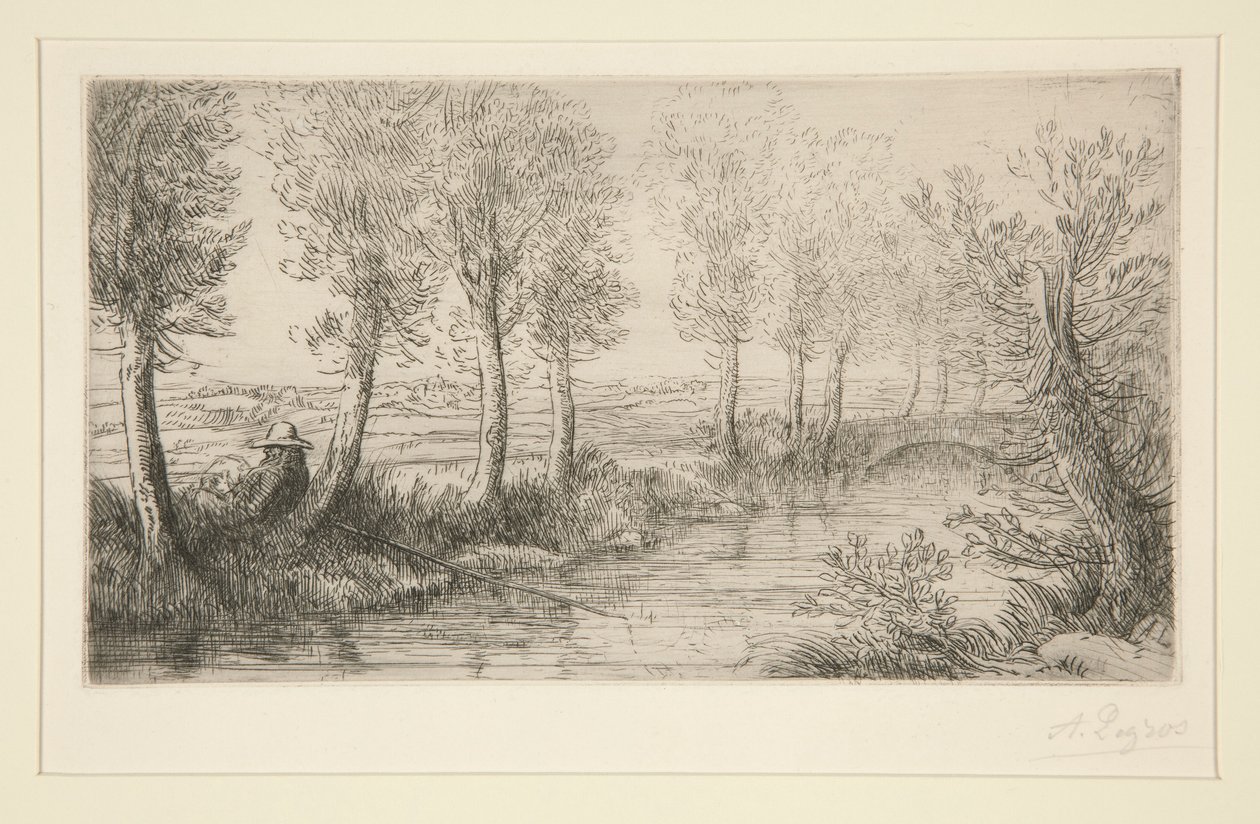 Pres du moulin (W pobliżu młyna) autorstwa Alphonse Legros