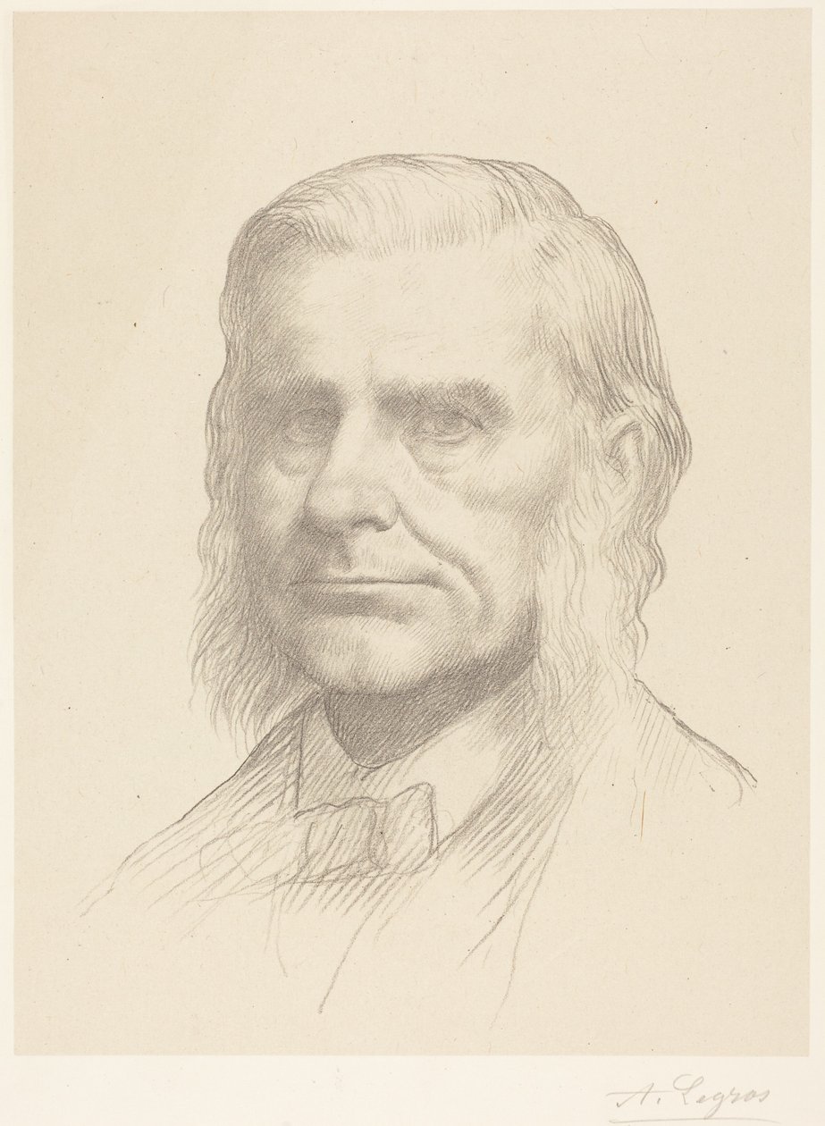 Profesor Huxley, druga ilustracja autorstwa Alphonse Legros