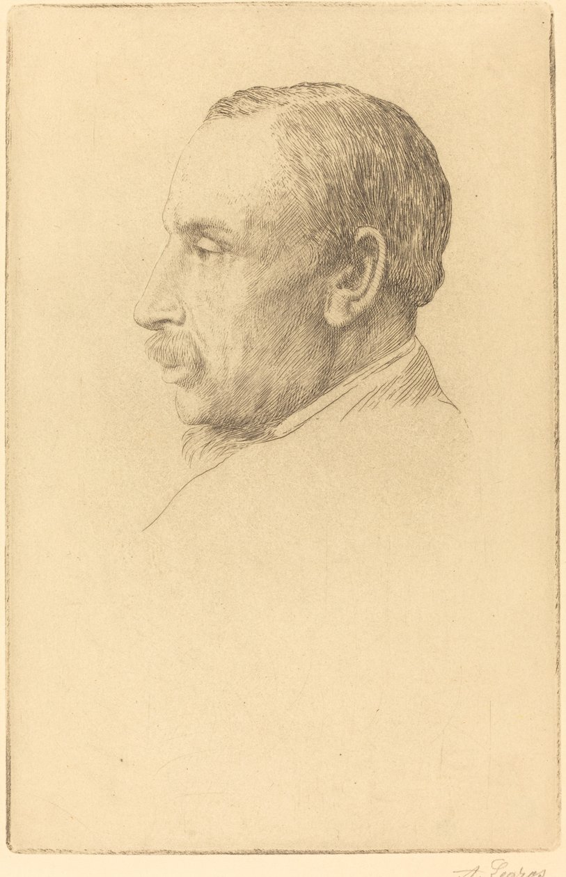Profesor W. Cawthorne Unwin autorstwa Alphonse Legros