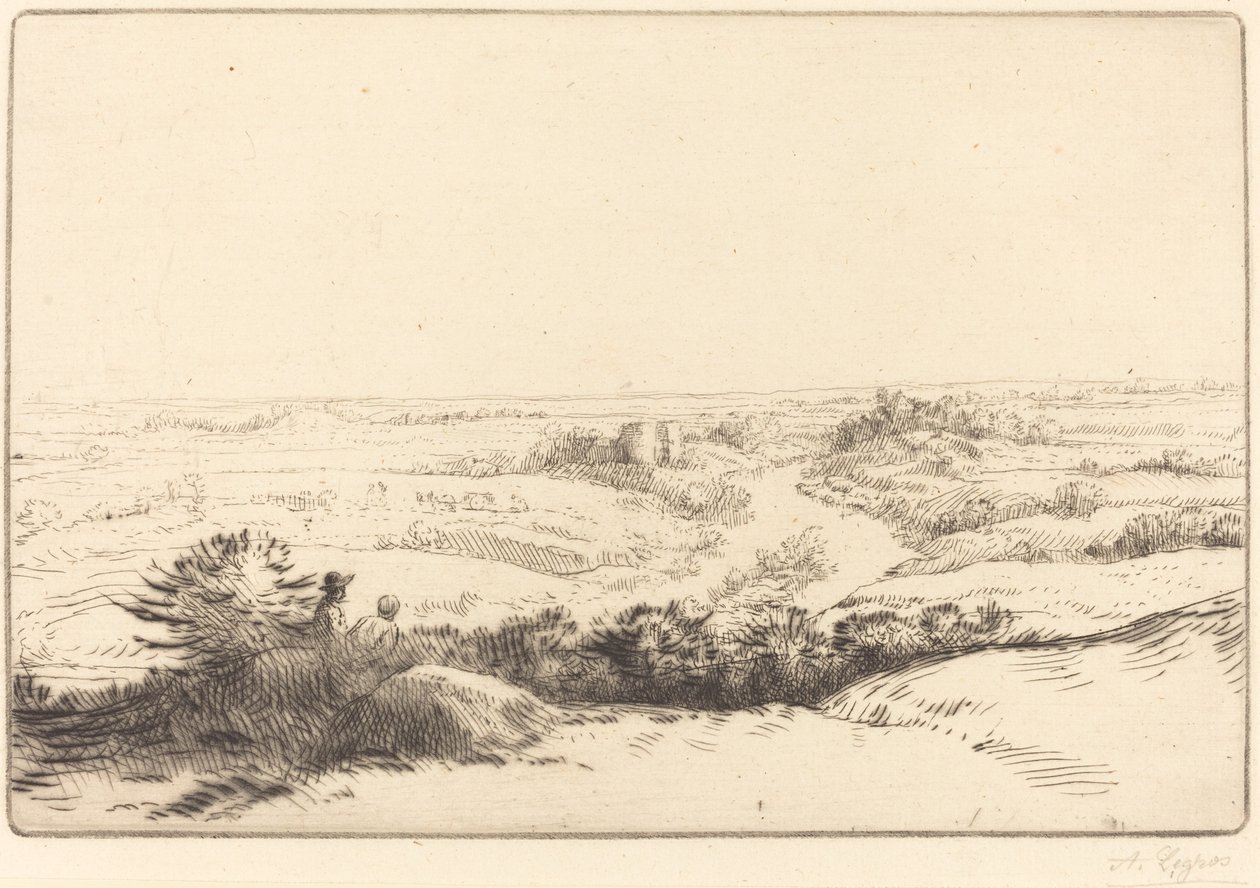 Perspektywa (Punkt widzenia) autorstwa Alphonse Legros
