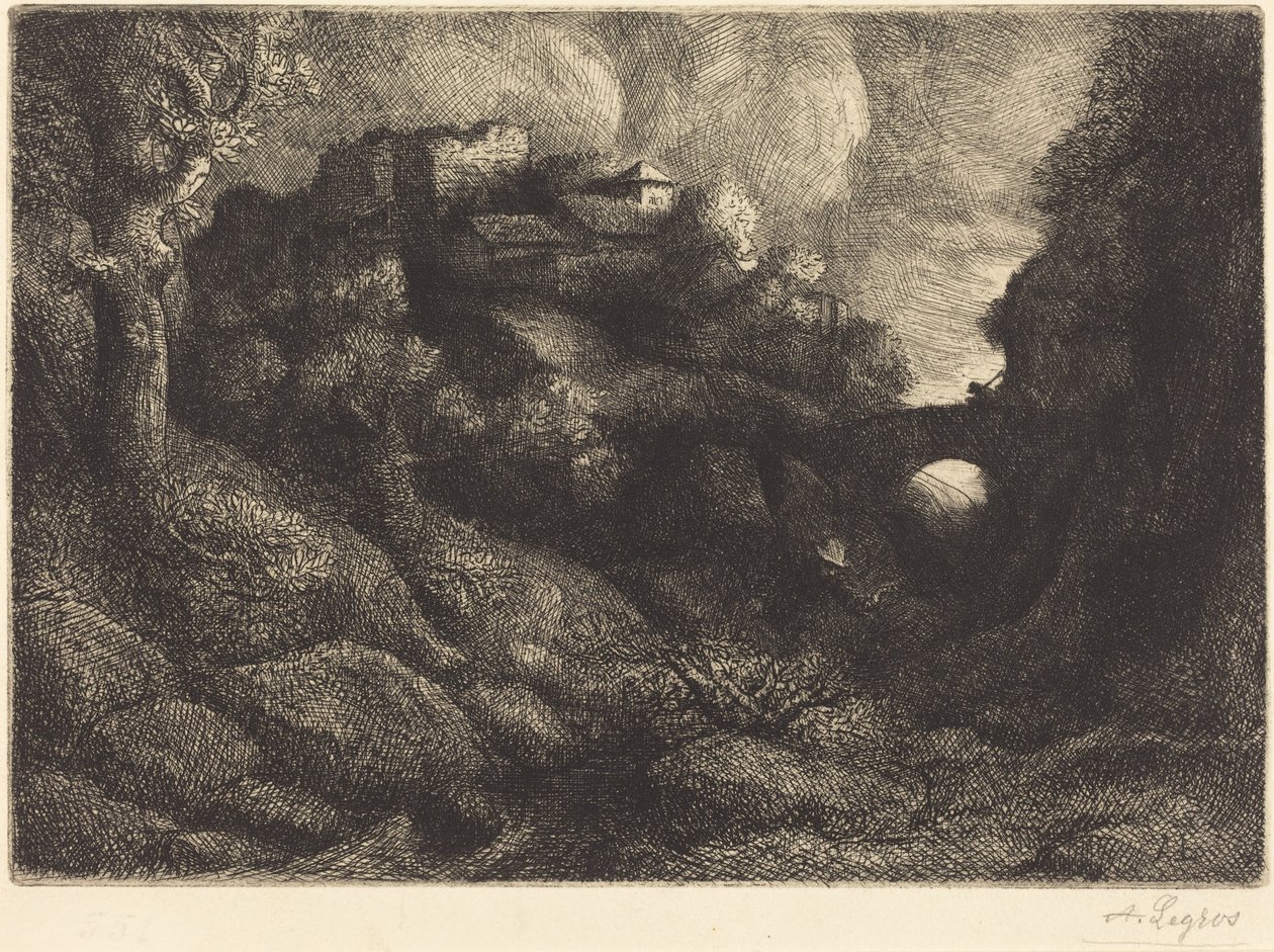 Remembrance of Italy (Wspomnienie z Włoch) autorstwa Alphonse Legros