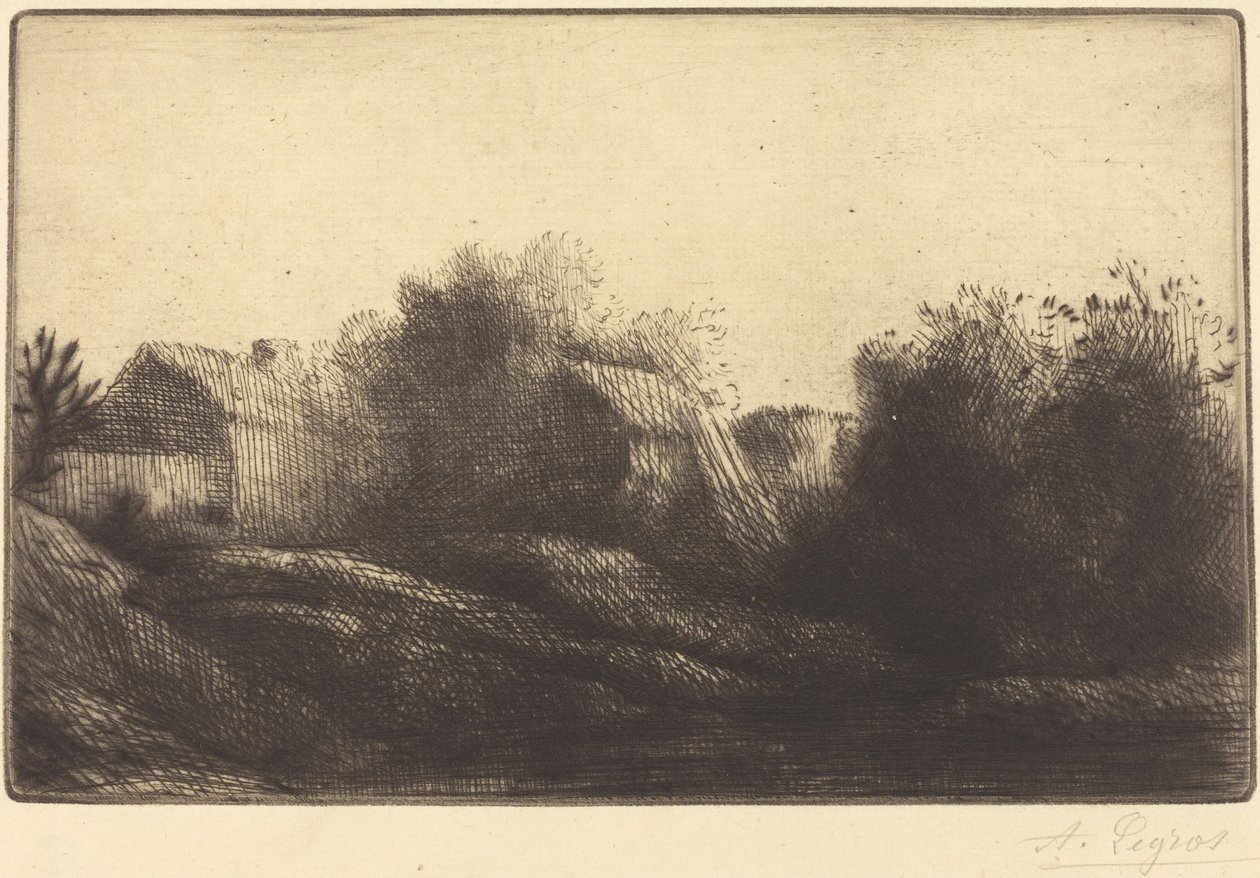 Pamięć o mojej wiosce Pamiątka de mon village. autorstwa Alphonse Legros